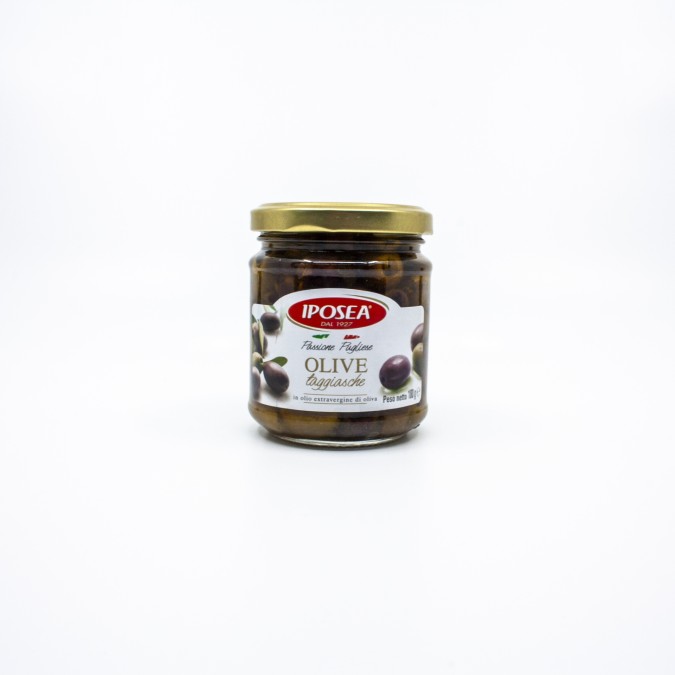 Iposea Olive Taggiasche in olio extravergine di oliva 180g