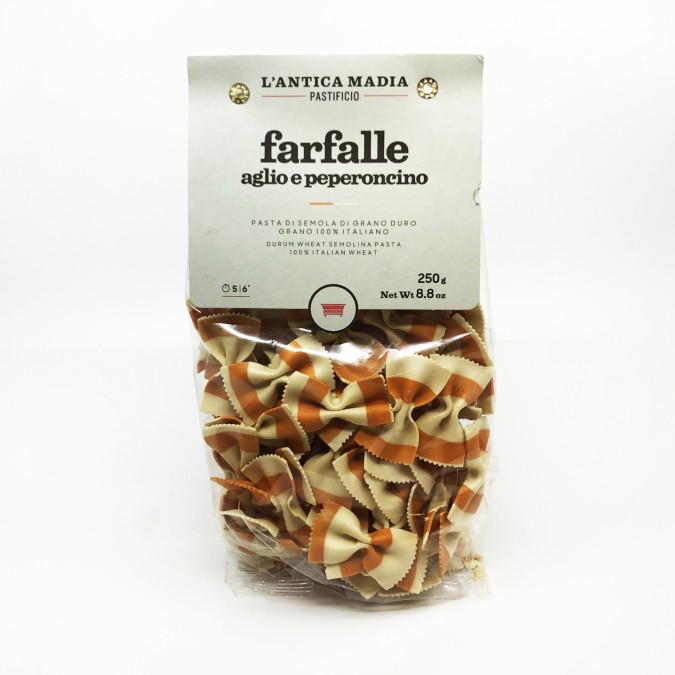 L'Antica Madia Farfalle Aglio e Peperoncino tészta 250g 