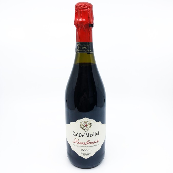 Ca'De'Medici Lambrusco Dolce - Édes vörös habzóbor DOC 750ml 