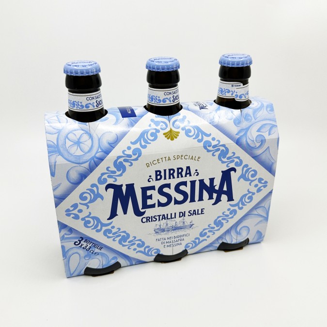 Messina Cristale di Sale - Sókristályos sör  3x330ml