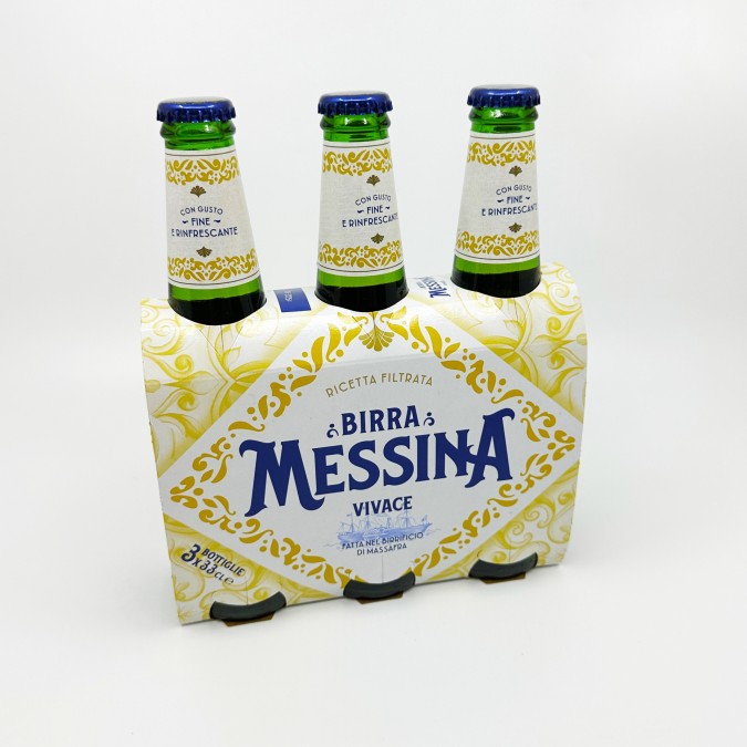 Messina Birra Vivace con Limone Siciliano sör 3x330ml