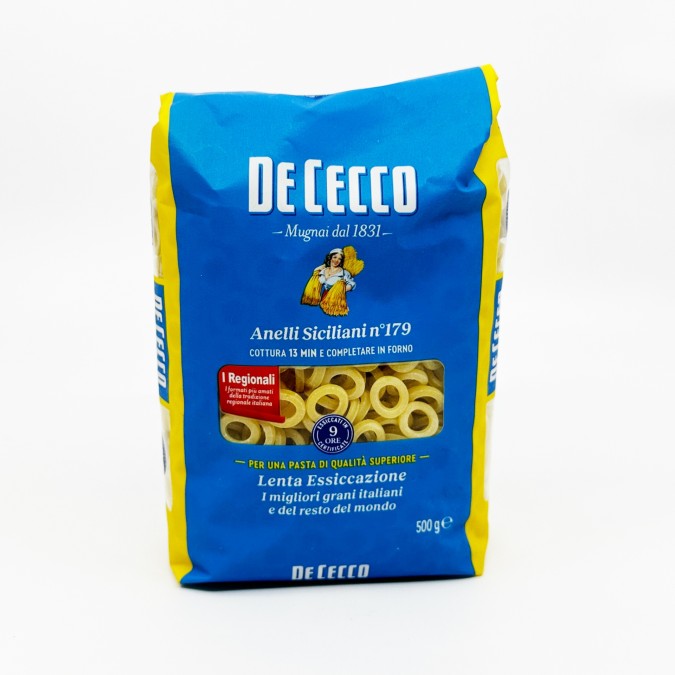 De Cecco Anelli Siciliani tészta 500g