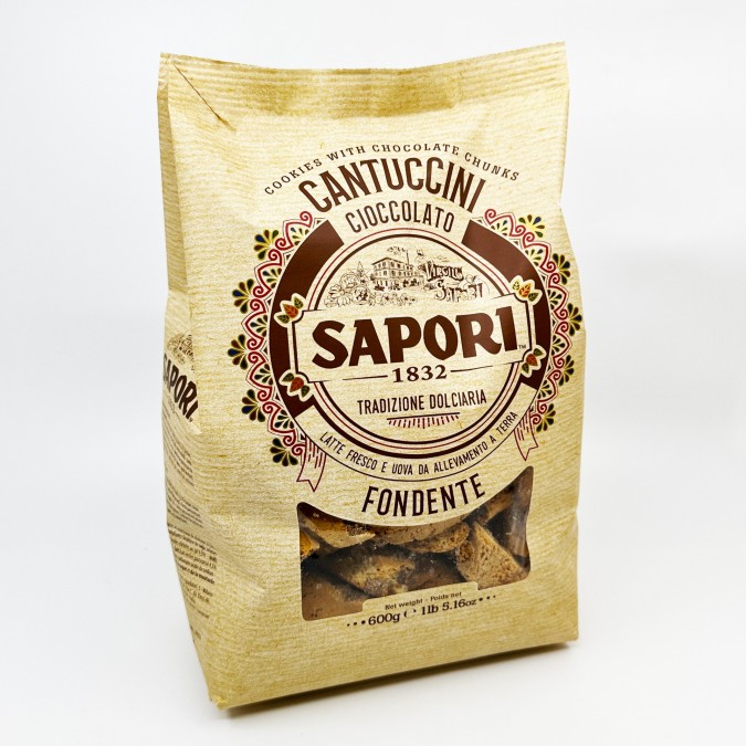 Sapori Cantuccini Cioccolato Fondente 600g 