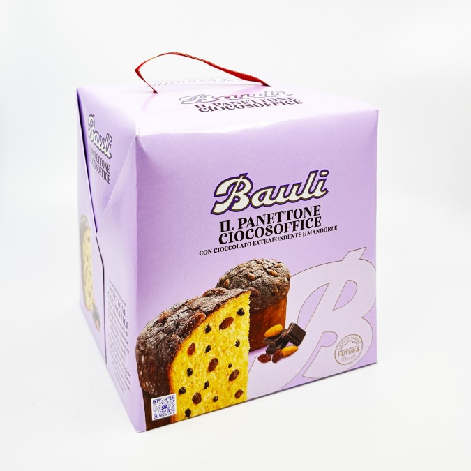 Bauli Panettone Cioccolato e Mandorle - Csokoládé és Pirított mandula 750g 