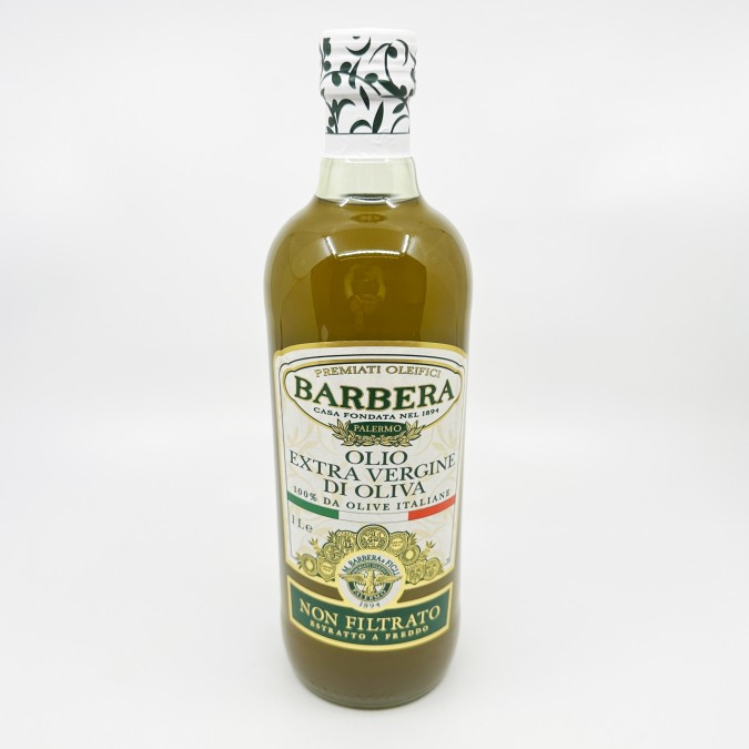 Barbera Olio Extra Vergine di Oliva Non Filtrato - Szűretlen olívaolaj 1L