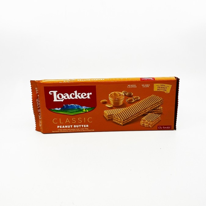 Loacker Classic Peanut Butter- Földimogyorós Nápolyi175g