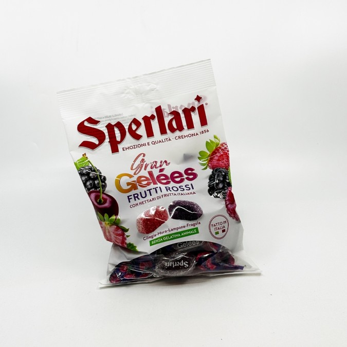 Sperlari Gran Gelées Frutti Rossi- Piros Gyümölcsös Zselés cukor 175g