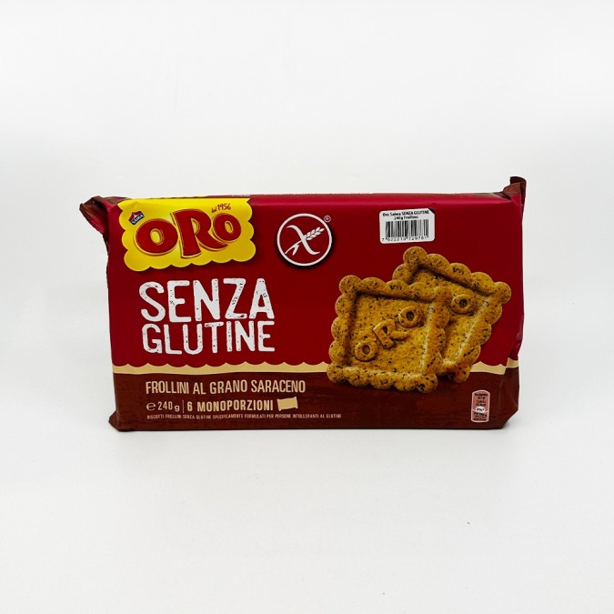 Oro Saiwa Senza Glutine Frollini al Grano - Gluténmentes Keksz  240g