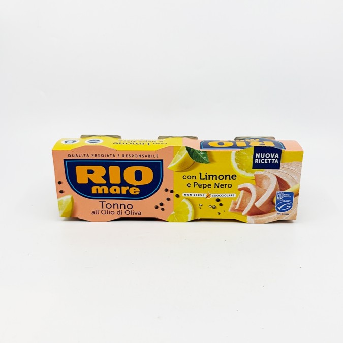 Rio Mare Tonno con Limone e PepeNero 3x65g