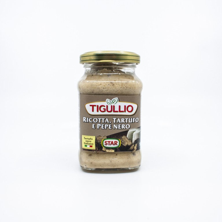 STAR TIGULLIO Gran Pesto Ricotta/Tartufo/Pepe Nero (szarvasgombás)  190g