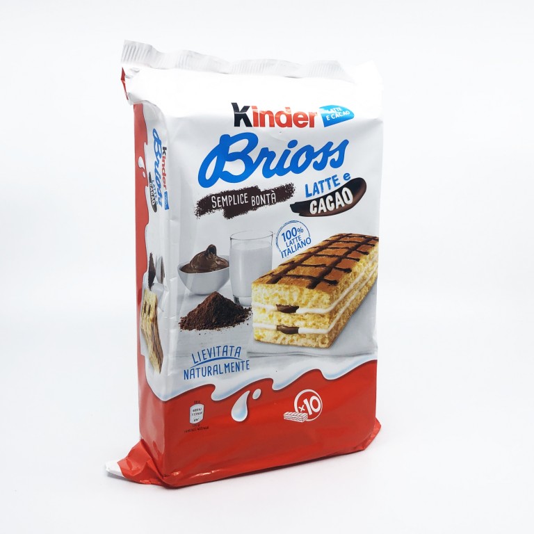 Kinder Brioss Latte e Cacao 10db 290g 