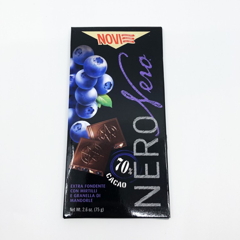 Novi Nero Mirtilli-Mandorle Áfonyás csoki 75g 