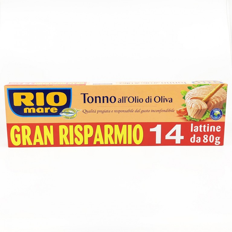 Rio Mare Tonhalkonzerv 14x80g 