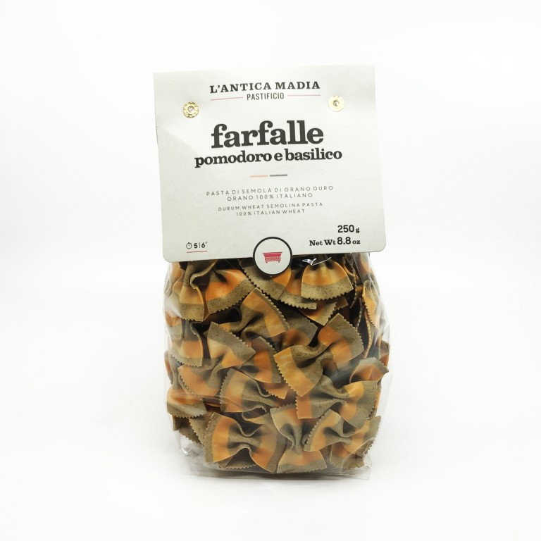 L'Antica Madia Farfalle Pomodoro e Basilico tészta 250g 