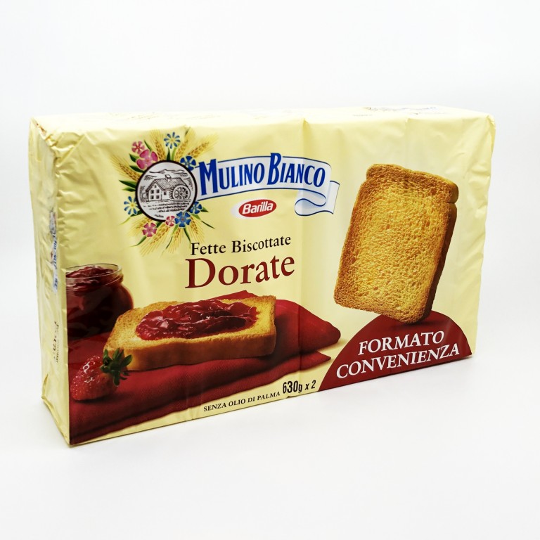 Mulino Bianco Fette Biscottate Dorate 630g 