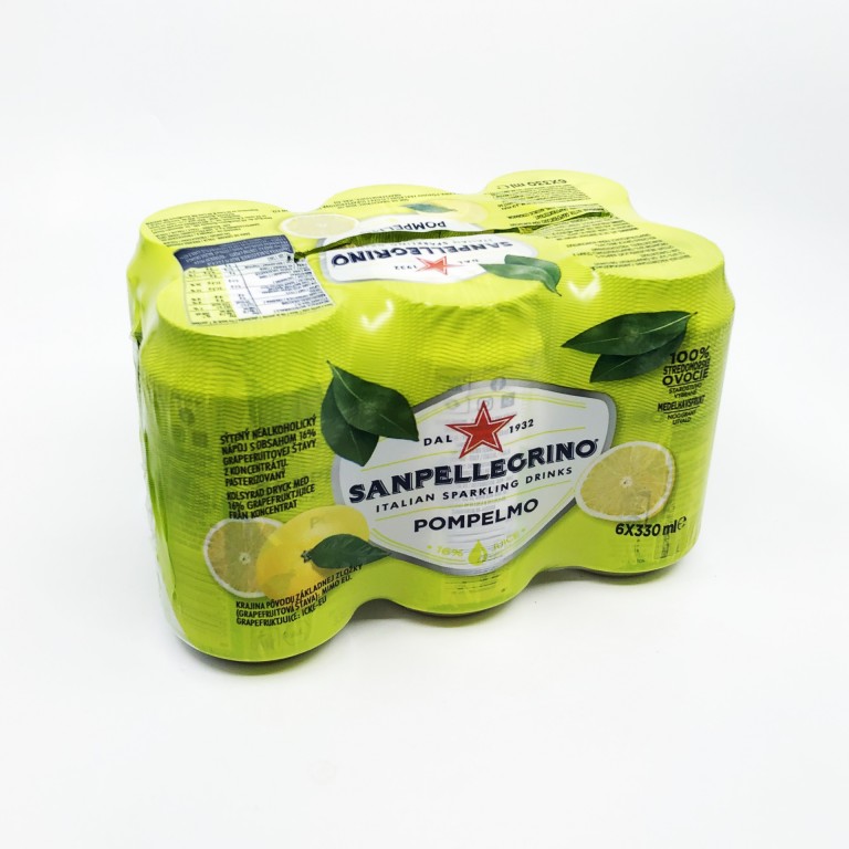 San Pellegrino Pompelmo - Grapefruit üditő 6x330ml