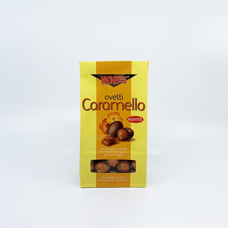 Novi Ovetti Caramello - Karamellás csoki tojás válogatás 160g