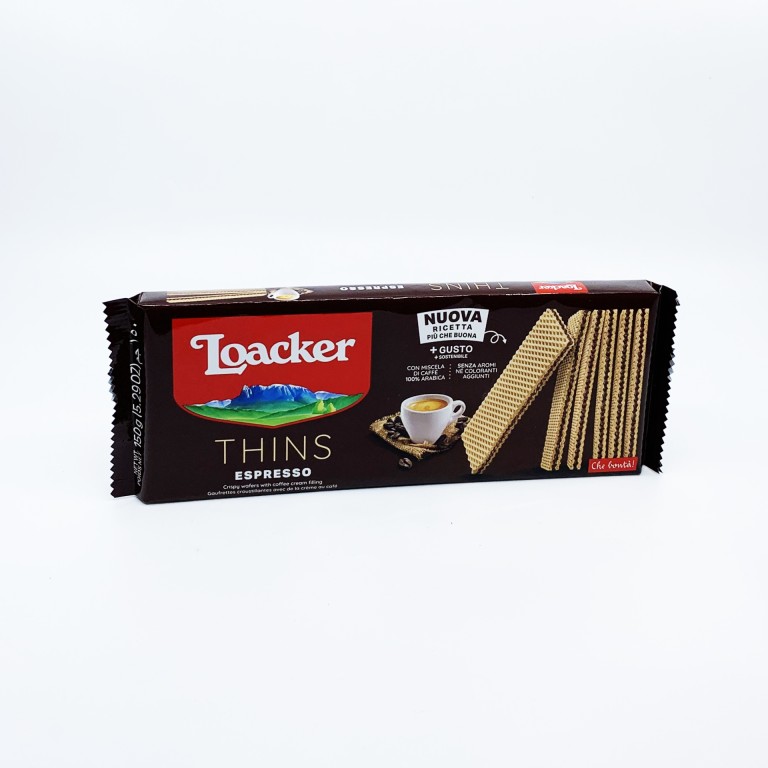 Loacker Thins Espresso- Nápolyi 150g 