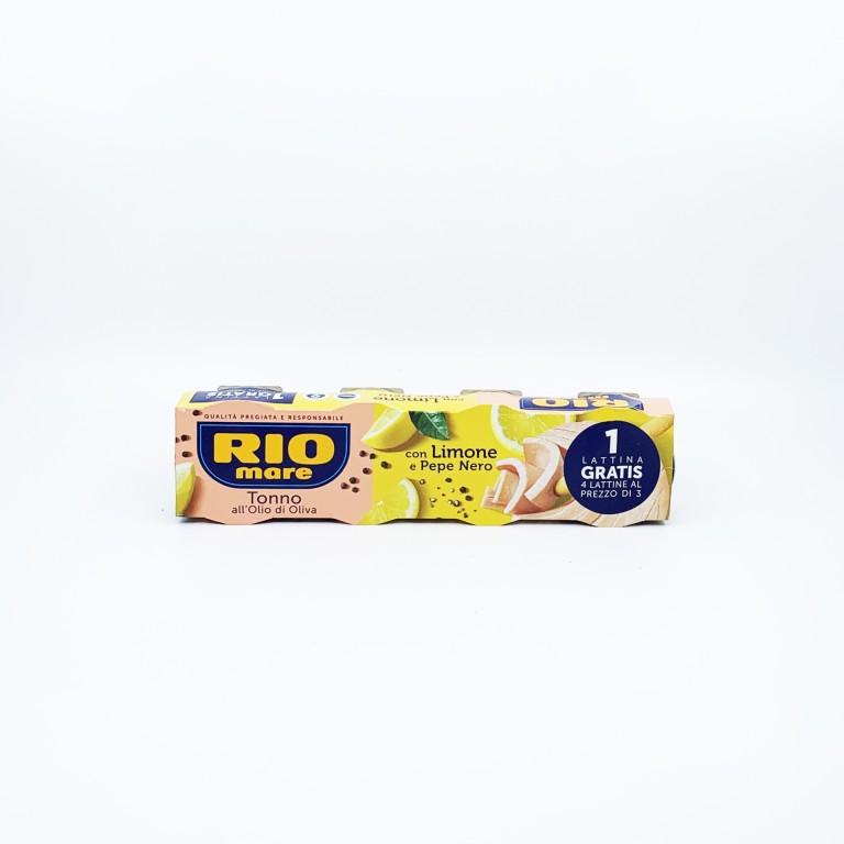 Rio Mare Tonno Con Limone e Pepe nero 4x80g 