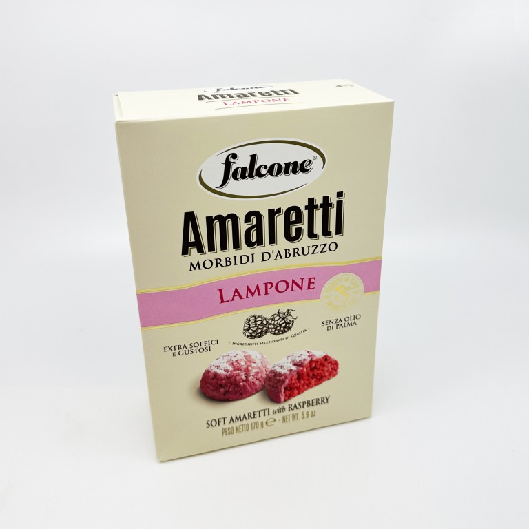 Falcone Amaretti Lampone - Málnás puha amaretti 170g 