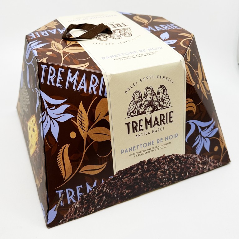 Tre Marie Il Panettone Re Noir Cioccolato - Étcsokoládés 900g 