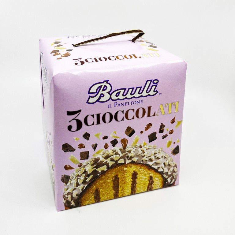 Bauli Panettone 3Cioccolati - Háromcsokis 750g 