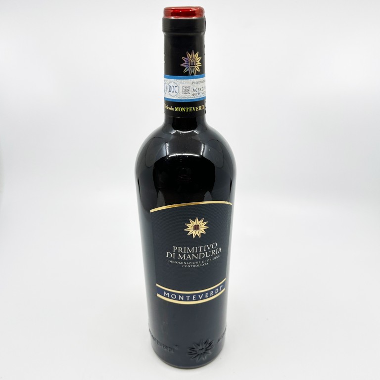 Monteverdi Primitivo di Manduria száraz vörösbor DOC 750ml 