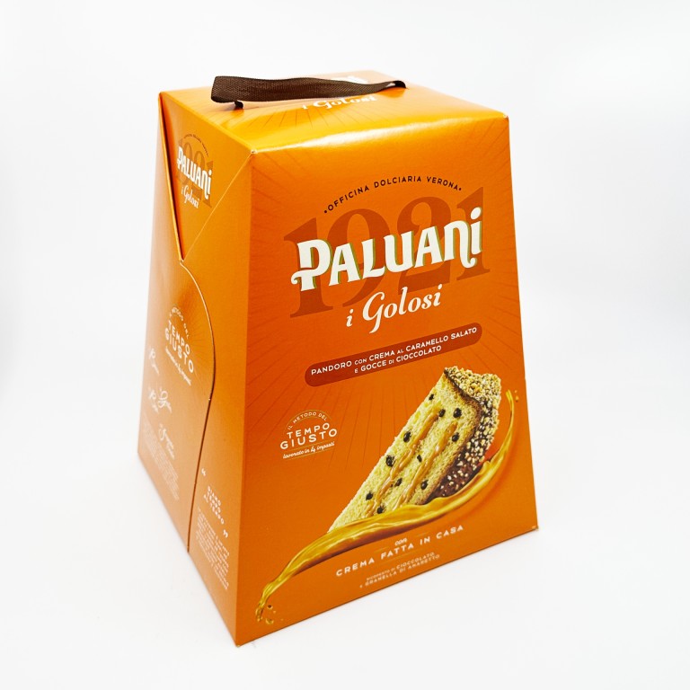 Paluani Pandoro con Crema al Caramello Salato e Cioccolato - Sóskaramellás 750g 