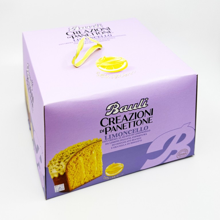 Bauli Creazioni di Panettone Limoncello - Citrom likőr krémes, fehércsokoládéval 750g