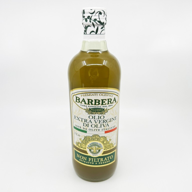 Barbera Olio Extra Vergine di Oliva Non Filtrato - Szűretlen olívaolaj 1L