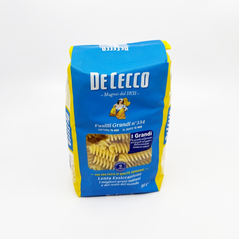 De Cecco Fusilli Grandi tészta 500g 
