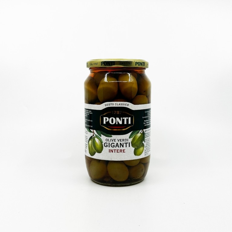 Ponti Olive Verdi Giganti Intere 700g