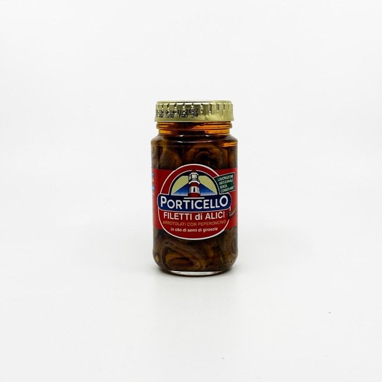 Porticello Filetti di Alici Peperoncino 140g 