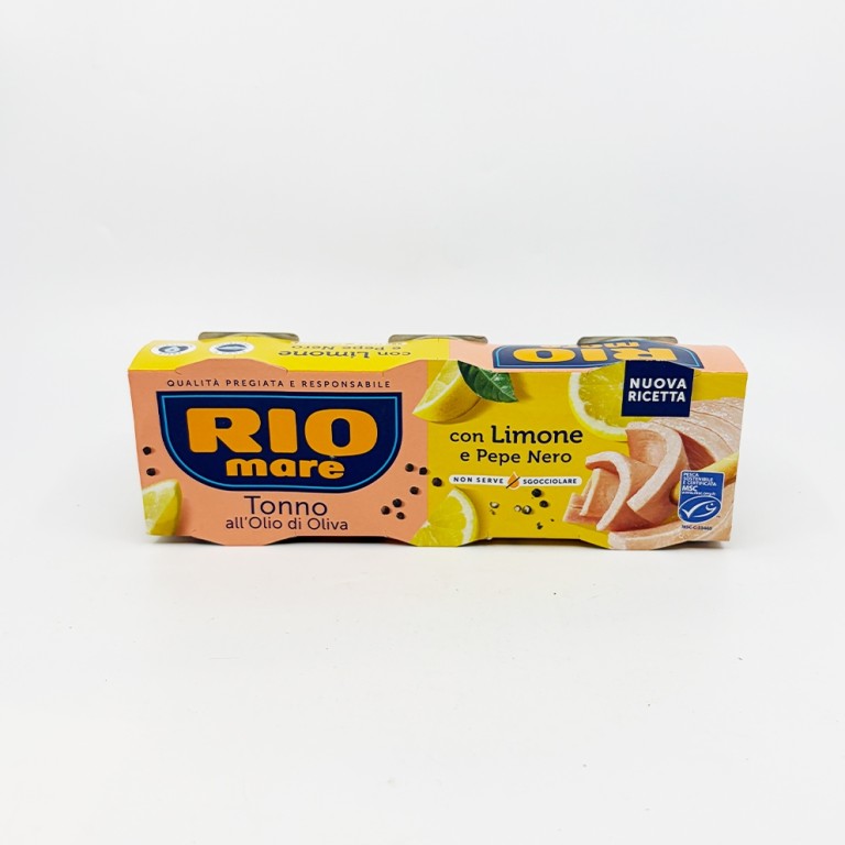 Rio Mare Tonno con Limone e PepeNero 3x65g