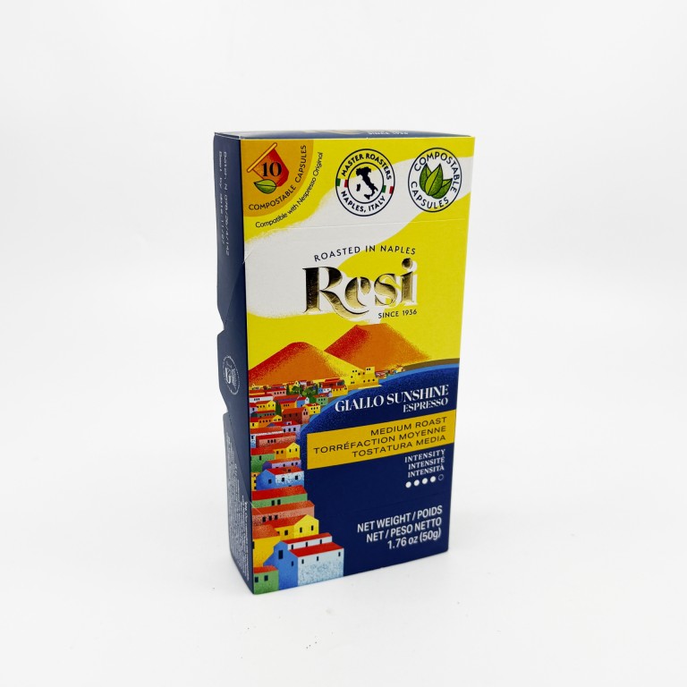 Resi Caffe Capsule Nespresso Giallo Sunshine 10db - 50g