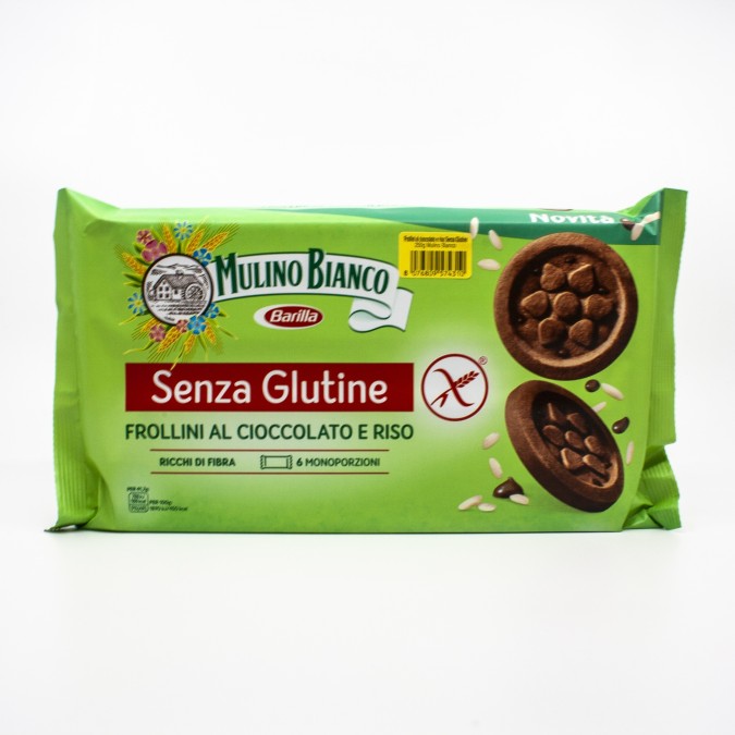 MULINO BIANCO Frollini Cioccolato/Riso Senza Glutine 250g