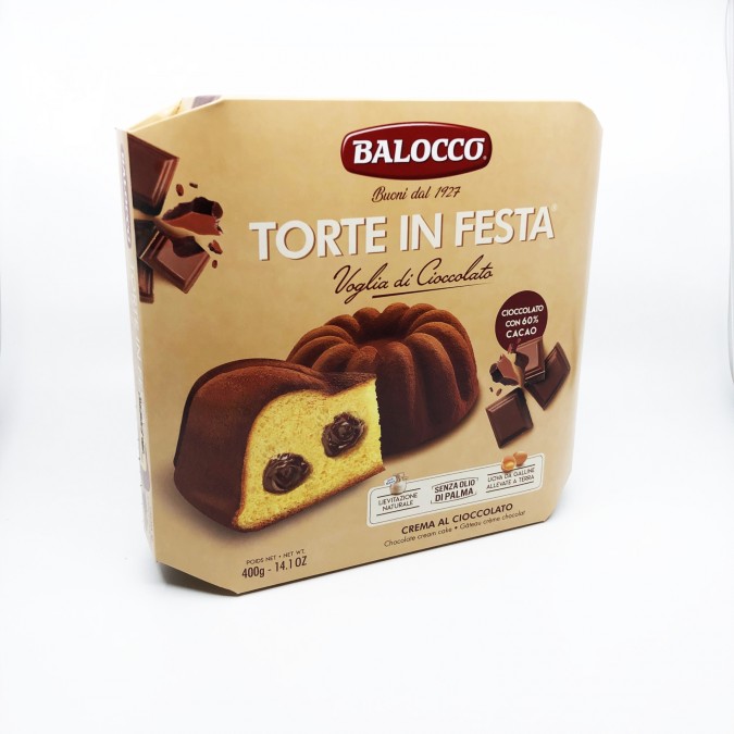 Balocco Torte in Festa Cioccolato - Csokoládé krémes 400g 