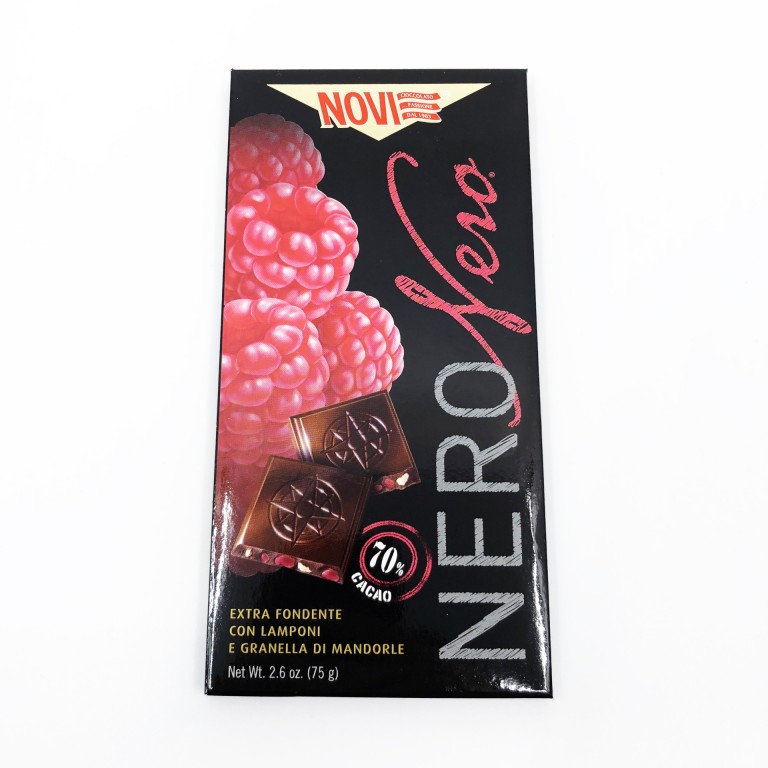 Novi Nero Málna-Mandula csoki 75g 