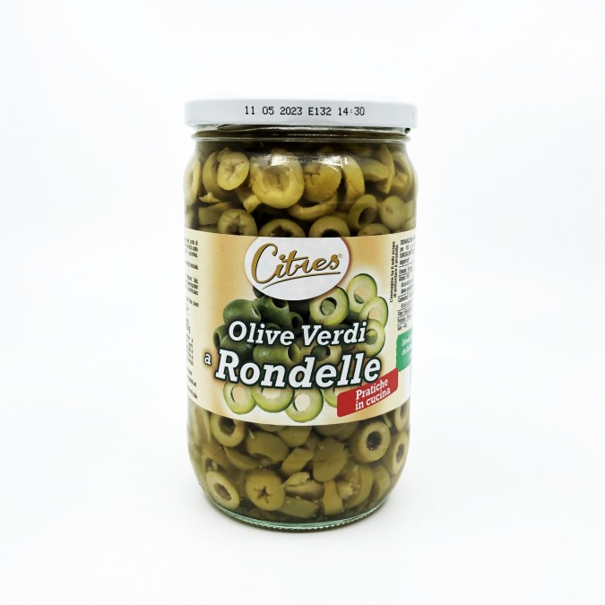 Citres Olive Verdi Rondelle szeletelt olívabogyó  680g 