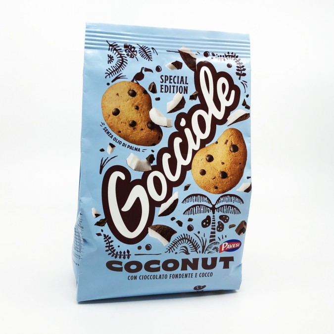 Pavesi Gocciole Coconut Limited Edition keksz 320g 