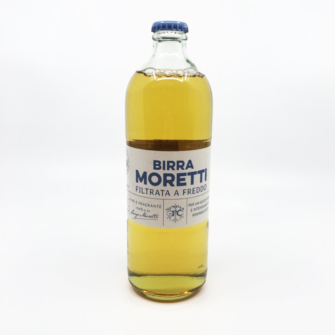 Birra Moretti Filtrata a Freddo - Hideg komlós sör 550ml 