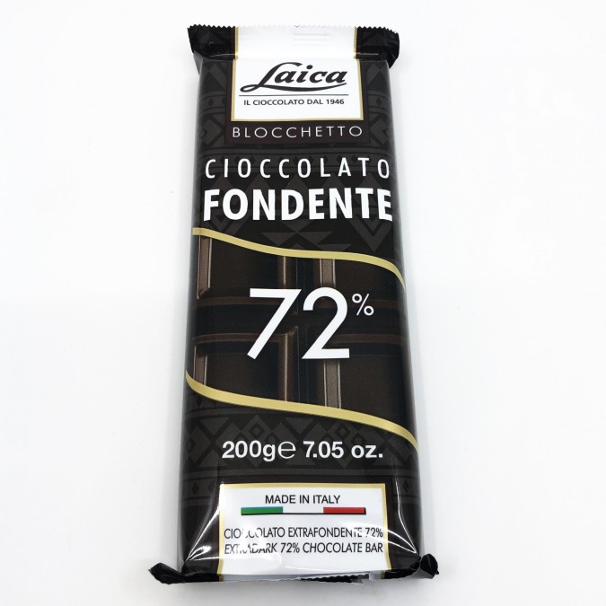 Laica Cioccolato Fondente csokoládé 72% 200g 