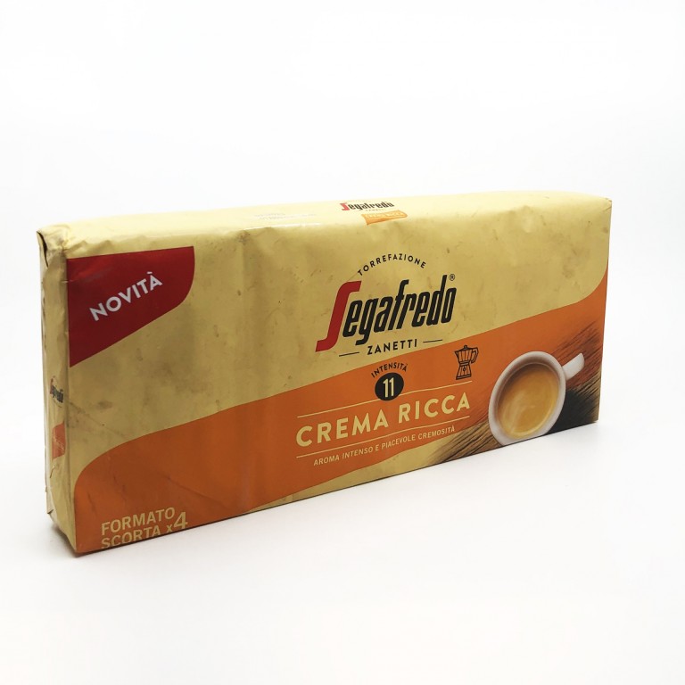 Segafredo Crema Ricca őrölt kávé 4x225g 