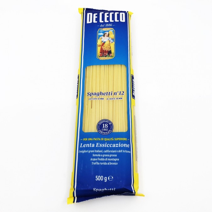 De Cecco Spaghetti N.12 tészta 500g 