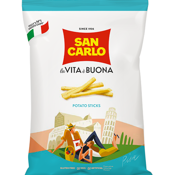 San Carlo Chips Potato Sticks 50g 
