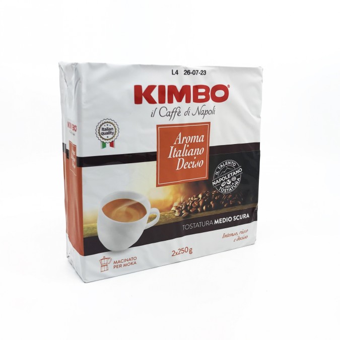Kimbo Aroma Italiano Deciso Medio Őrölt kávé  2x250g 