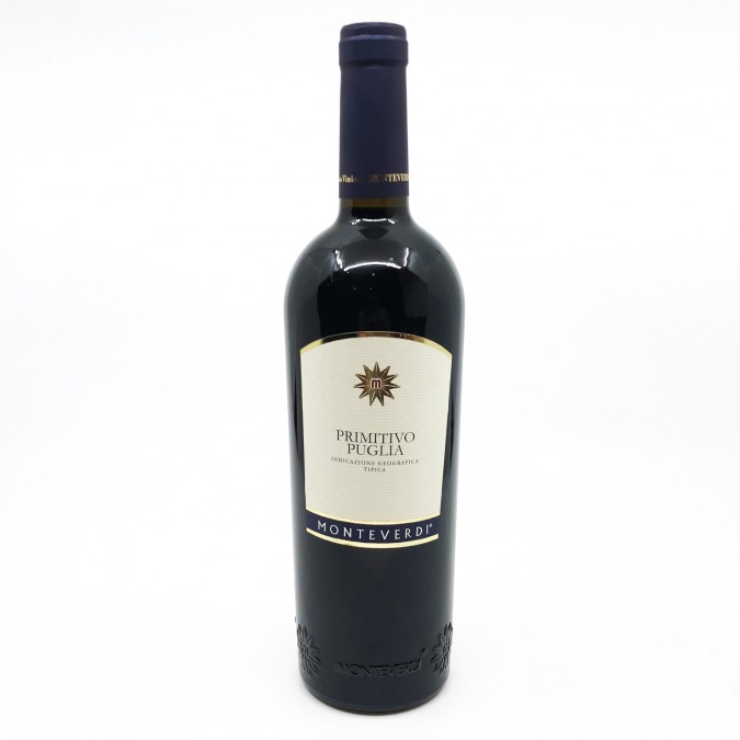 Monteverdi Primitivo Puglia Száraz vörösbor 0,75L