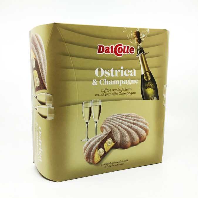 Dal Colle Ostrica & Champagne - Pezsgő krémes süti 400g 