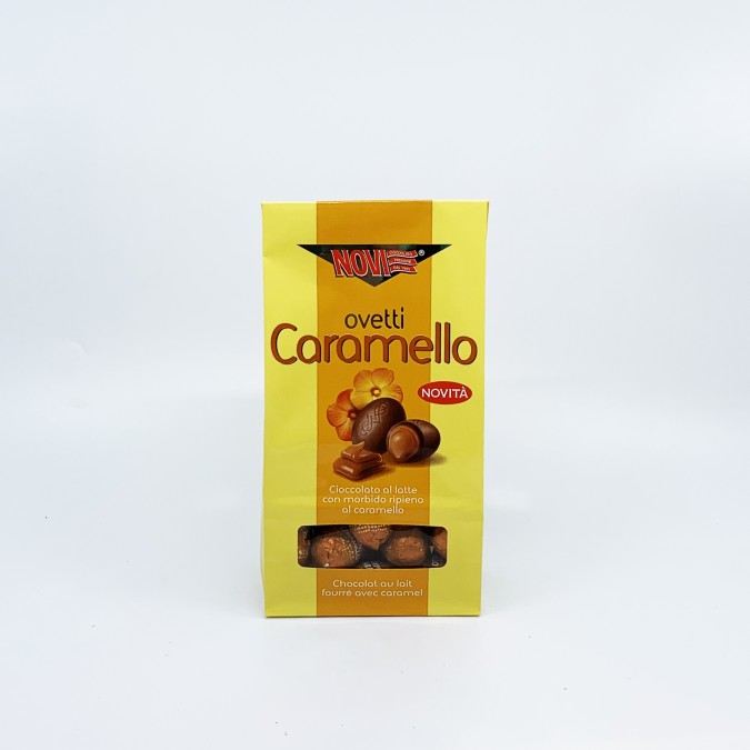 Novi Ovetti Caramello - Karamellás csoki tojás válogatás 160g