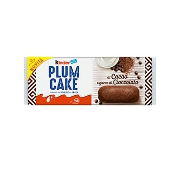 Kinder Plum Cake Cacao e Gocce di Cioccolato 192g 